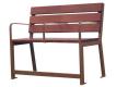 BANC TRANQUILLITE 1200 MM ACIER ET BOIS