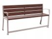 BANC TRANQUILLITE 1800 MM ACIER ET PLASTIQUE RECYCLE