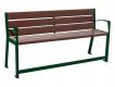 BANC TRANQUILLITE 1800 MM ACIER ET PLASTIQUE RECYCLE