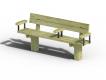 BANC OUESSANT 3 PLACES - 3 ACCOUDOIRS EN PIN